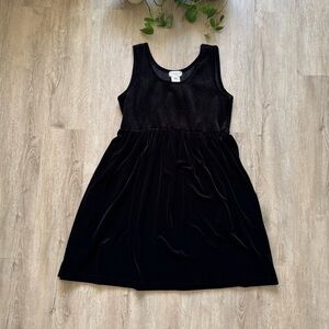 Vintage 90’s Black Velvet Baby doll Dress